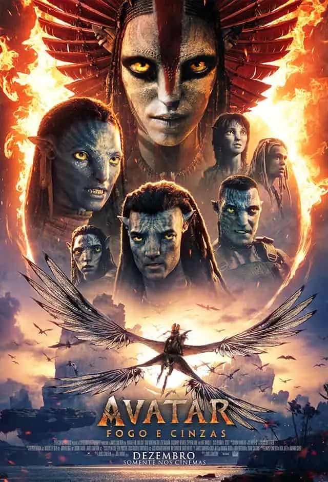 Pôster do filme Avatar: Fogo E Cinzas