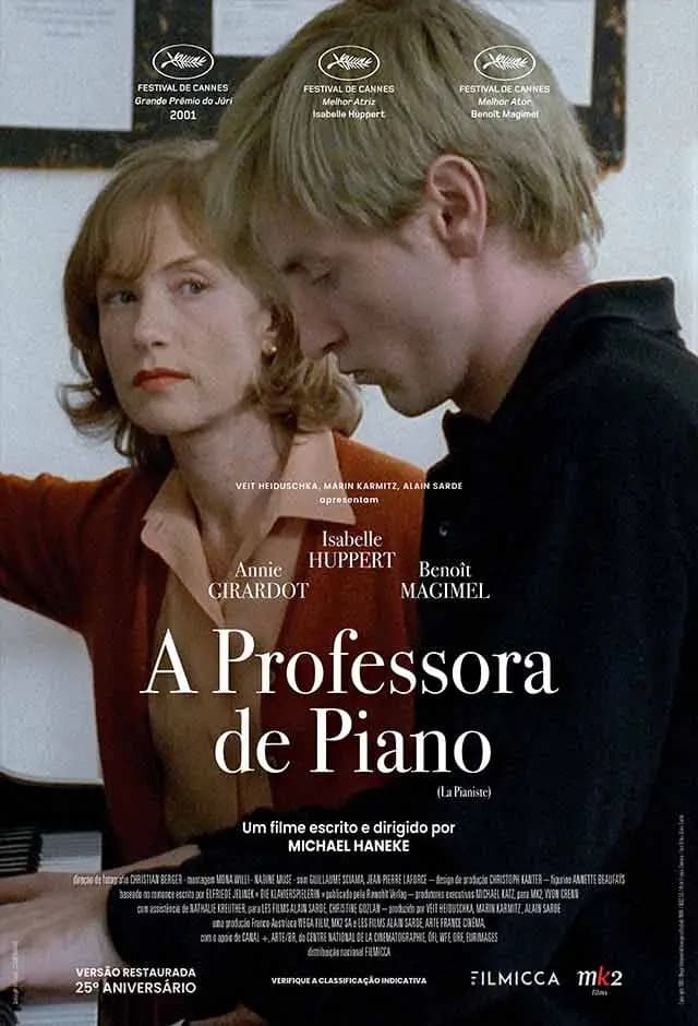 Pôster do filme A Professora De Piano (Relançamento)