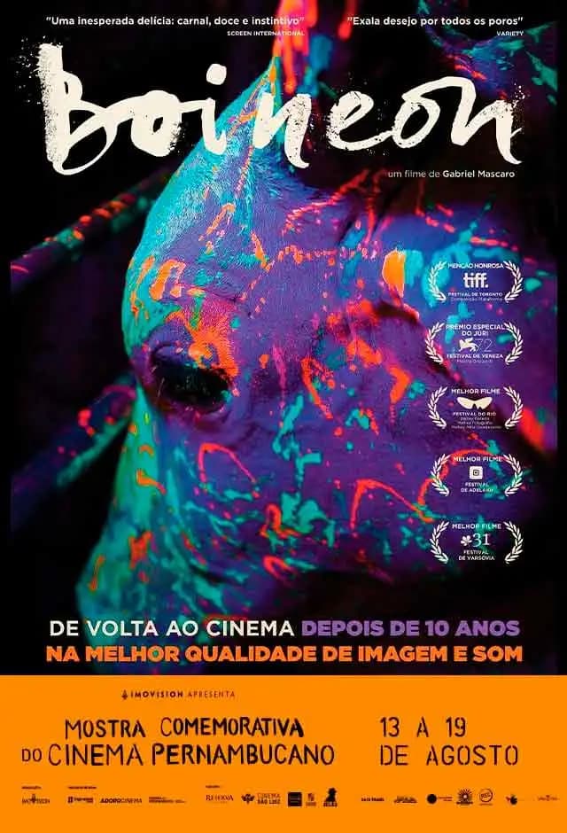Pôster do filme Boi Neon + Mostra Pernambucana