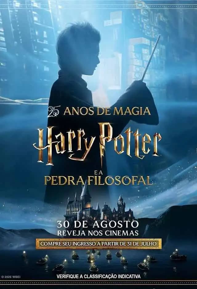 Pôster do filme Harry Potter E A Pedra Filosofal (Relançamento)