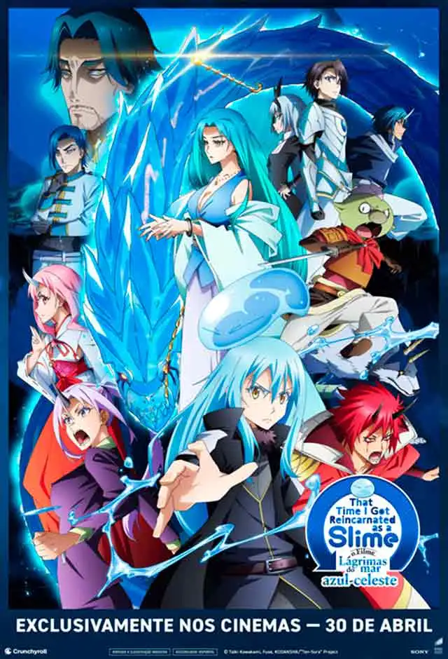 That Time I Got Reincarnated As A Slime O Filme: Lágrimas Do Mar Azul-Celeste image
